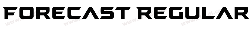 Forecast Regular fon字体转换